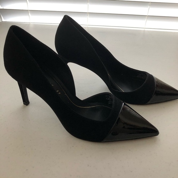 Zara Trafaluc Cut Out Suede with Patent Toe Cap - Picture 3 of 7